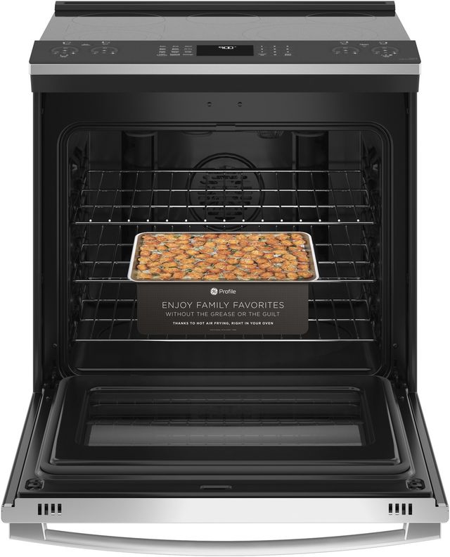 GE Profile™ 30" Fingerprint Resistant Stainless Steel Smart Slide-In Electric Convection Range-3