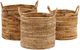 Dovetail Furniture Kerensa 3-Piece Natural Basket Set-1