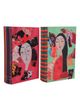 A & B Home 4-Piece Blue/Green/Red/Yellow Book Box Set-2