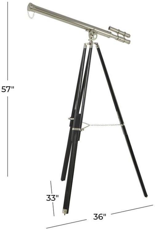 Deco Marche Silver Telescope-2
