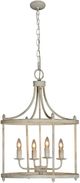 Forty West Arlington White 4-Light Chandelier-0