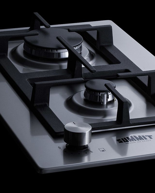 Summit® 12" Stainless Steel Natural Gas Cooktop-3