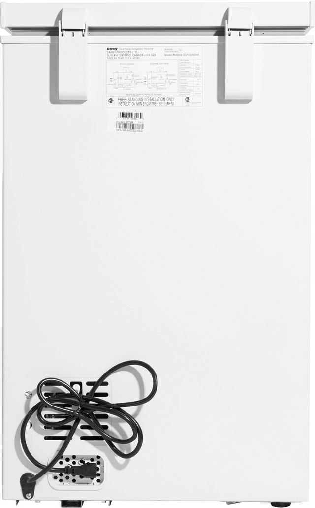 Danby® Diplomat 3.5 Cu. Ft. White Chest Freezer-4