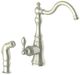 ZLINE Rembrandt Brushed Nickel Single Handle Kitchen Faucet and Side Sprayer-0