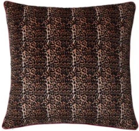 Stylecraft Tinck Brown/White Throw Pillow-1
