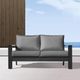 Enclover Magnolia Black/Slate Loveseat-1