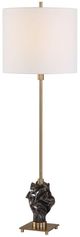 Uttermost® Fiori Dark Bronze Sculptural Buffet Lamp-0