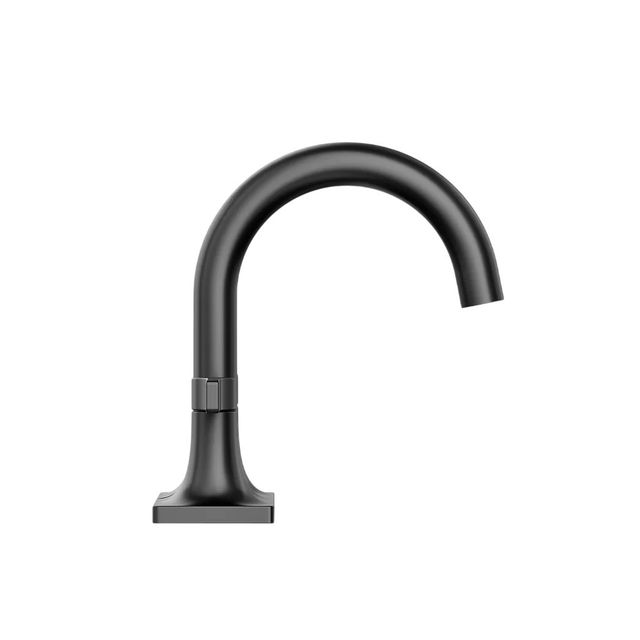 KOHLER® Venza® Matte Black Centerset Bathroom Sink Faucet-2