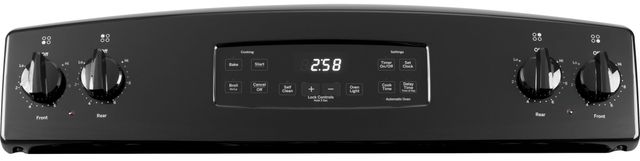 GE® 30" Black Freestanding Electric Range-2