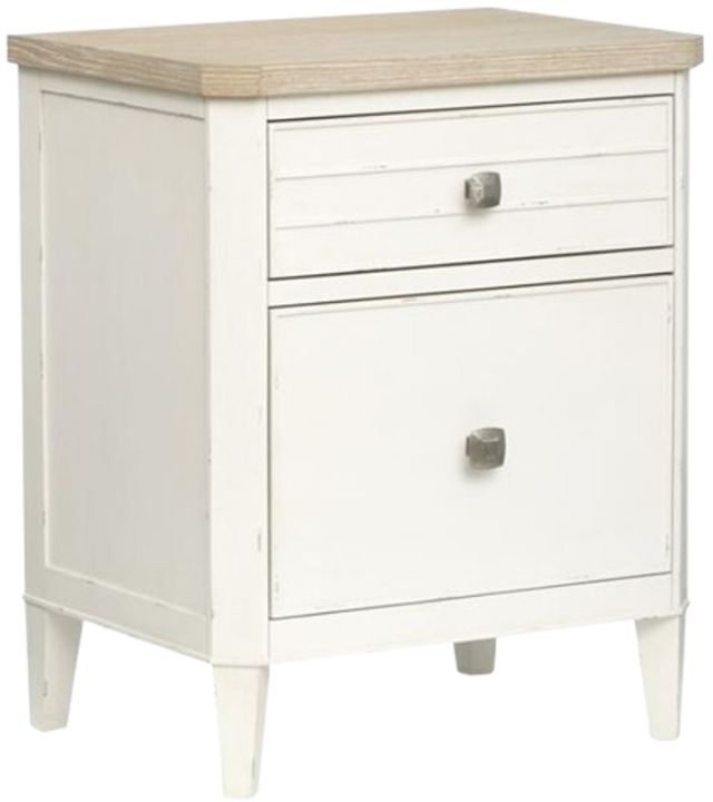 Magnussen Home® Echo Isles Driftwood and Sea Pearl Telephone Table-0