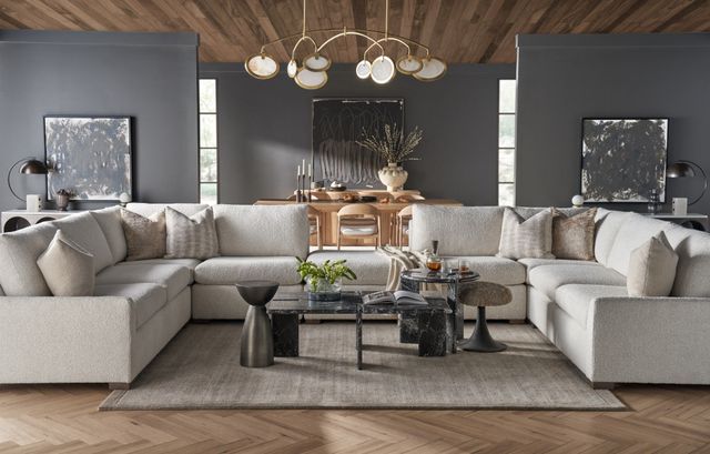 Universal Explore Home™ Customizable Modern U Choose Sectional-1