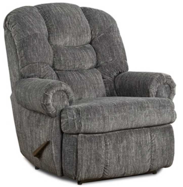 American Wholesale Furniture Bigmans Graphite Manual Recliner