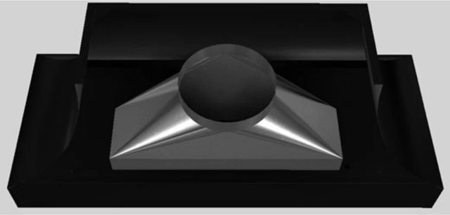 Vent-A-Hood® Designer Series 60" Black Wall Mounted Range Hood-2