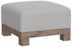 International Furniture Direct Samba Oyster Ottoman-0
