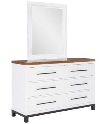 Legacy Kids Teen Dutton Toasted/White Youth Dresser-2