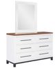 Legacy Kids Teen Dutton Toasted/White Youth Dresser-2