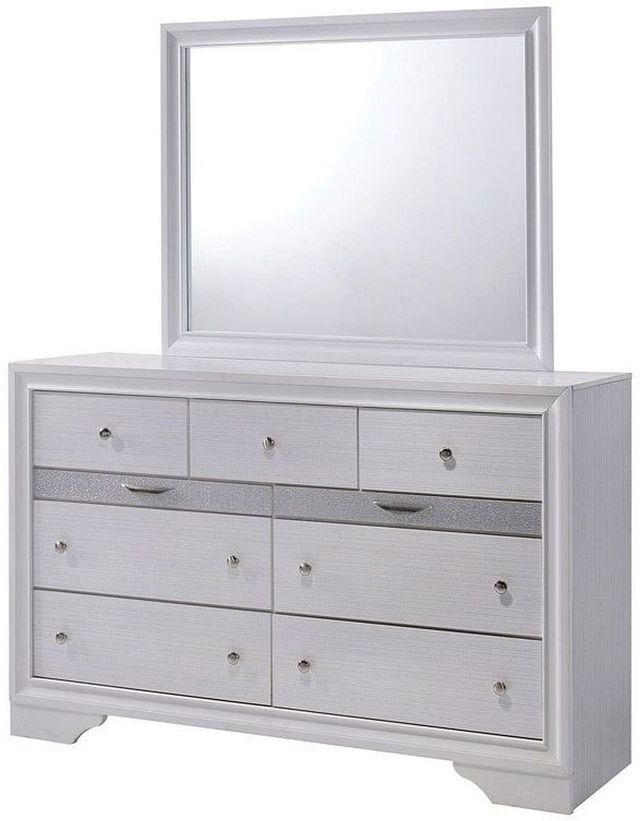 Furniture of America® Chrissy 4-Piece White Queen Bedroom Set-3