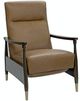 Bassett® Furniture Maris Brown Leather Manual Recliner-0