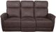 GoBerce® Brown Reclining Sofa-1