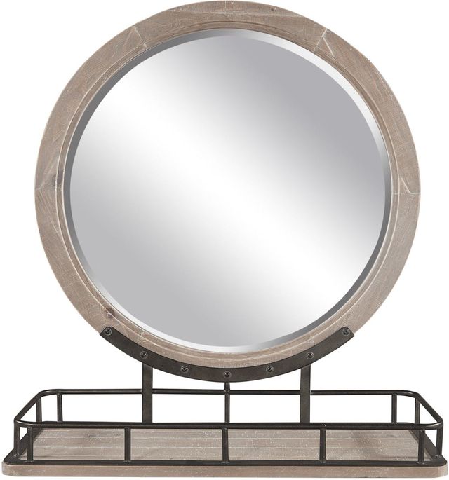 aspenhome® Foundry Weathered Stone Mirror-0