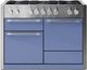 AGA™ Mercury 48" Stainless Steel Pro Style Dual Fuel Range with Carnaby Blue Door-0
