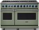 Viking® 7 Series 48'' Eucalyptus Pro Style Dual Fuel Range-3