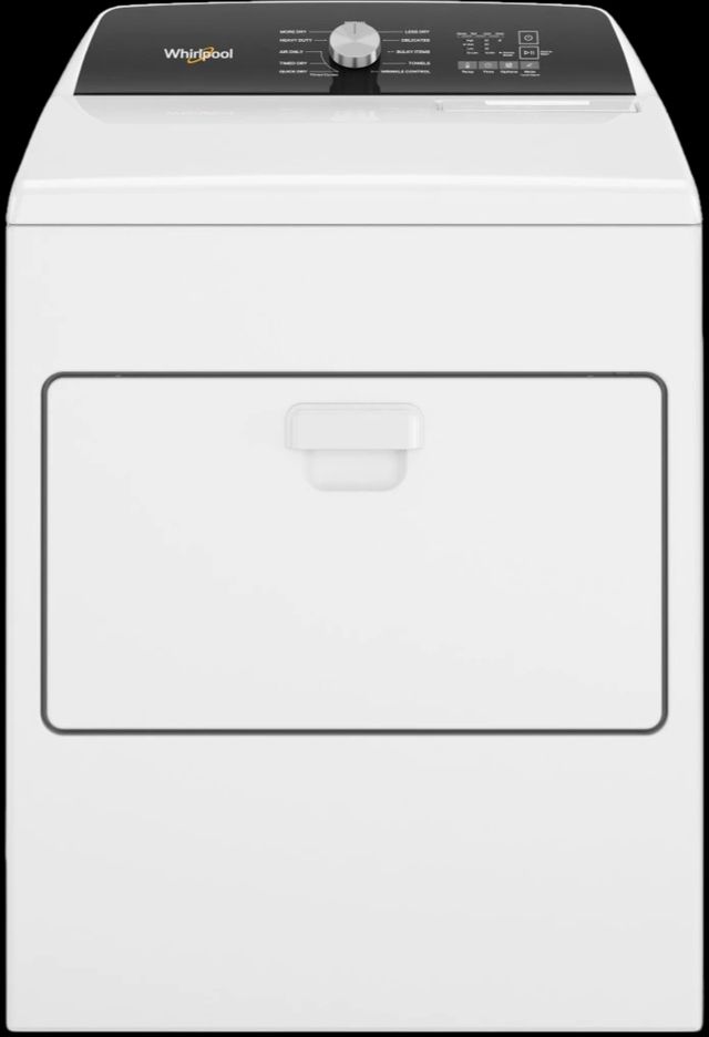 Whirlpool® 7 Cu. Ft. White Front Load Electric Moisture Sensing Dryer-0