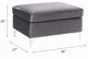 ACME Furniture Jaszira Gray Ottoman-2