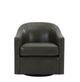 Synergy® 2124 Moss Leather Swivel Chair-1