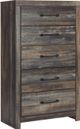 Signature Design by Ashley® Drystan 6-Piece Brown King Storage Bookcase Bed Set-4