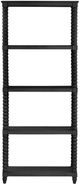 Crestview Collection Meridian Black Etagere-1