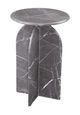 Bassett Mirror Abby Grey Marble Accent Table-0