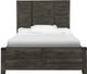 Magnussen Home® Abington Weathered Charcoal King Panel Bed-1