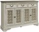 Liberty Furniture Magnolia Manor Antique White/Weathered Bark Hall Buffet-0