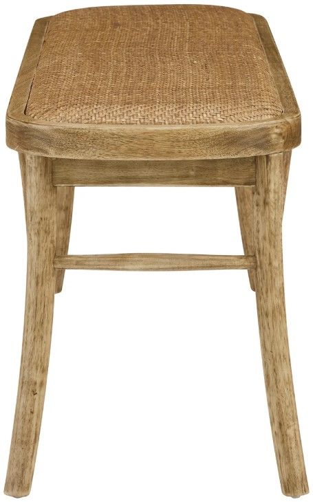 Linon Hyde Brown Bentwood Bench-3