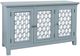 Jofran Inc. Isabella Blue 54" Mirrored Accent Cabinet-0