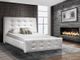 Fornirama 265 Queen Complete Upholstered Panel Bed-1