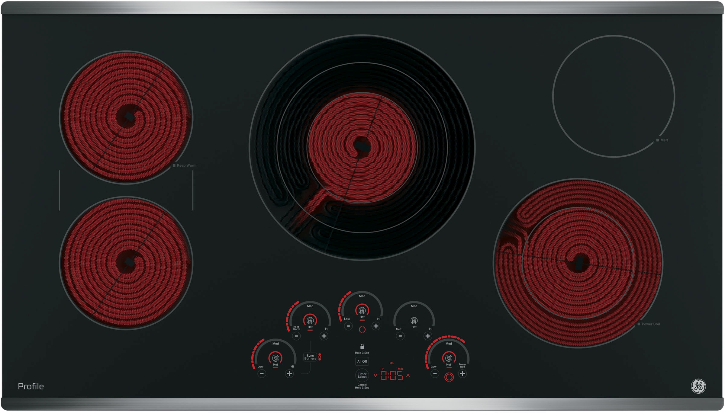 GE Profile PEP7036 Electric Cooktop
