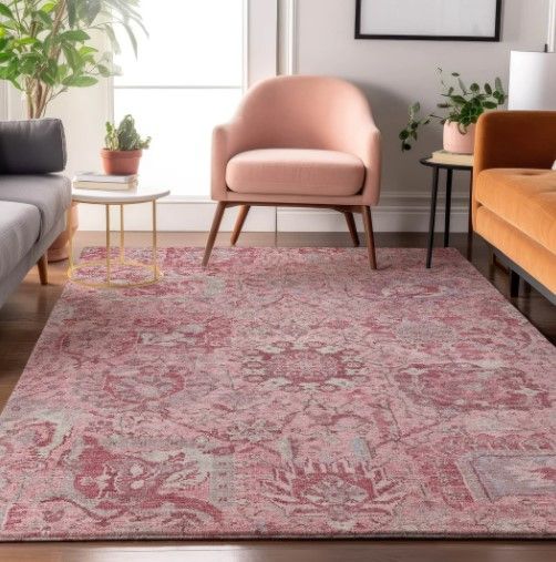 Dalyn™ Rug Company Tabrook TB15 Pink 5'x8' Area Rug-4