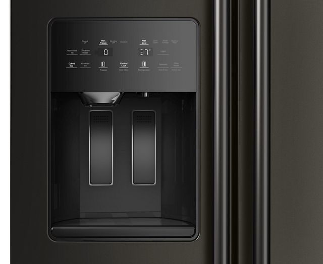 KitchenAid® 36" 20.8 Cu. Ft. Black Ore Counter Depth Side-by-Side Refrigerator with Exterior Ice and Water Dispenser-3