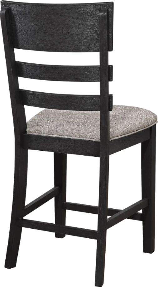 Crown Mark Guthrie Black/Gray Counter Chair-3