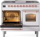 Ilve® Nostalgie II Series 40" White Pro Style Dual Fuel Range-2