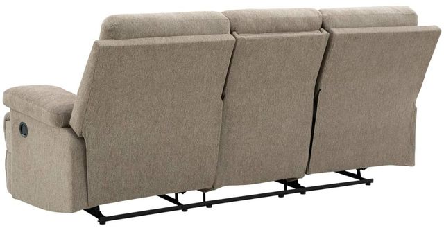 Signature Design by Ashley® Side-Swipe Mocha Manual Reclining Sofa-3