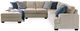 Ashley® Enola 4-Piece Sepia Left-Arm Facing Sofa Sectional and Chaise-0