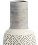 Giftcraft Gray/White Large Ceramic Vase-1
