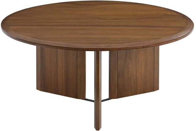 Martin Svensson San Clemente Brown Round Coffee Table-2