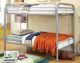 Furniture of America® Rainbow Silver Twin/Twin Bunk Bed-1
