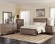 Coaster® Kauffman 4-Piece Washed Taupe Easter King Bedroom Set-0