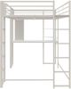 dhp furniture® Abode Off White Full Metal Loft Bed-2