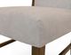 International Furniture Direct Silver Brown/Ivory Upholstered Dining Side Chair-5